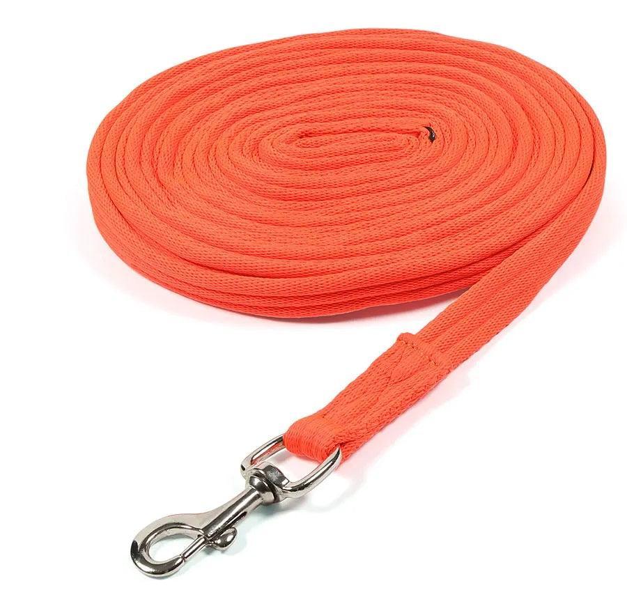 Shires Soft Feel Lunge Line-Lunge Line-Pegasus-Orange-Evolution Equestrian Co.