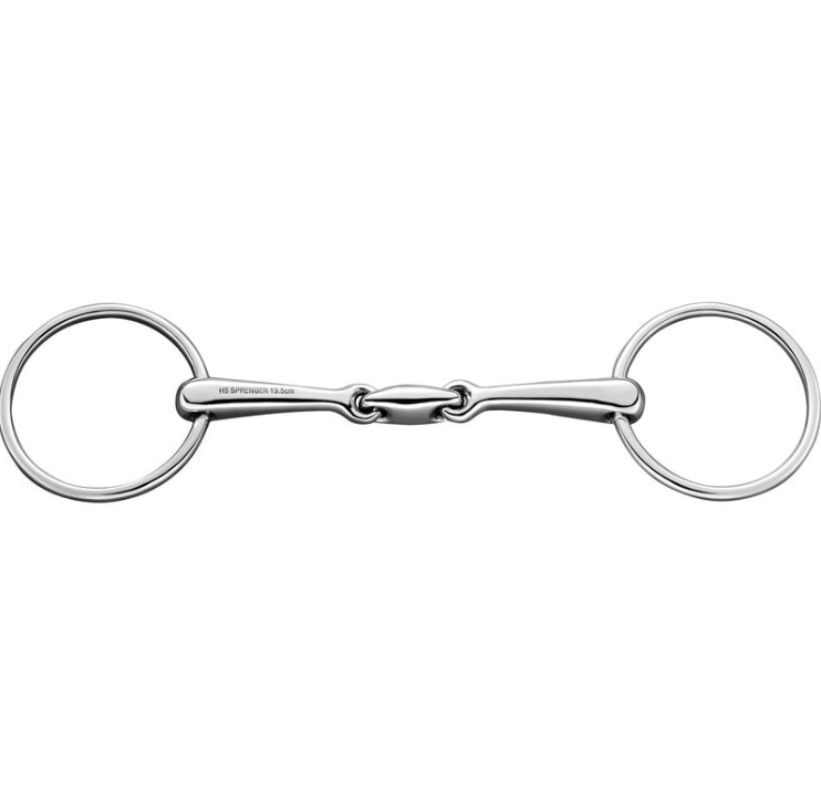 Sprenger Max Control Loose Ring Snaffle-Bits-Can Pro Equestrian Supply-125 mm / 5"-12 mm-Evolution Equestrian Co.