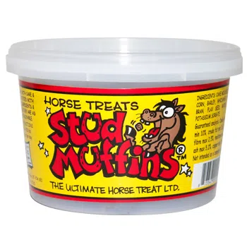 Stud Muffins Horse Treats 10z Tub-Horse Treats-Stud Muffins-Evolution Equestrian Co.