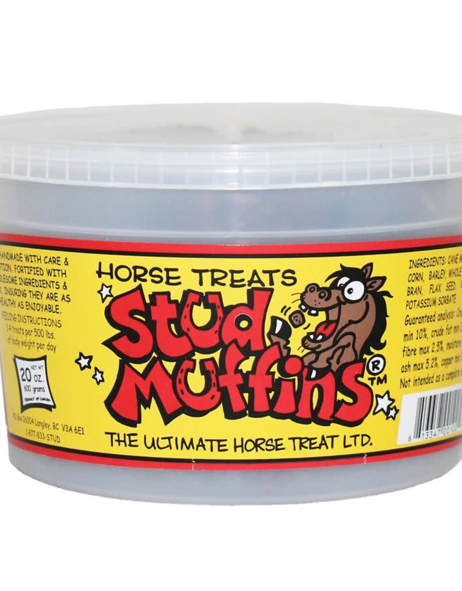 Stud Muffins Horse Treats 20z Tub-Horse Treats-Stud Muffins-Evolution Equestrian Co.
