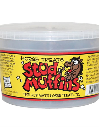 Stud Muffins Horse Treats 20z Tub-Horse Treats-Stud Muffins-Evolution Equestrian Co.