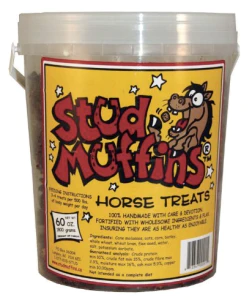 Stud Muffins Horse Treats 60z Bucket-Horse Treats-Stud Muffins-Evolution Equestrian Co.