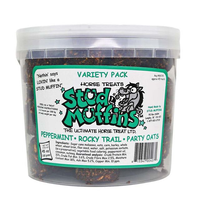 Stud Muffins Horse Treats Variety Flavor 45 oz-Horse Treats-Stud Muffins-Evolution Equestrian Co.