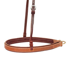 Load image into Gallery viewer, Latigo Leather Harness Overlay Western Noseband
