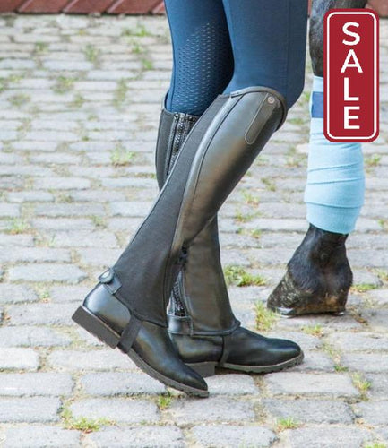 Waldhausen ELT Elegance Leather Half Chaps-Half Chaps-Can Pro Equestrian Supply-Medium-Evolution Equestrian Co.