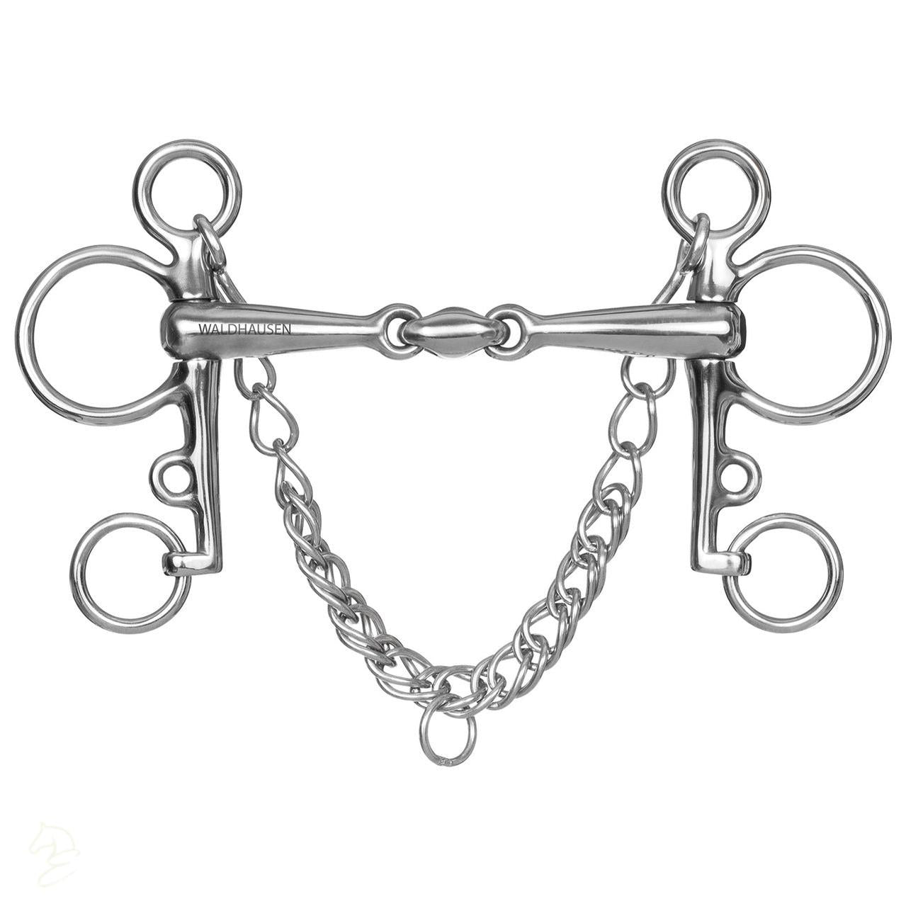 Waldhausen Pelham with Oval Link-Horse Bits-Can Pro Equestrian Supply-125 mm / 5"-Evolution Equestrian Co.