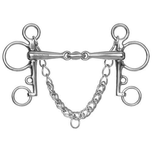 Waldhausen Pelham with Oval Link-Horse Bits-Can Pro Equestrian Supply-125 mm / 5