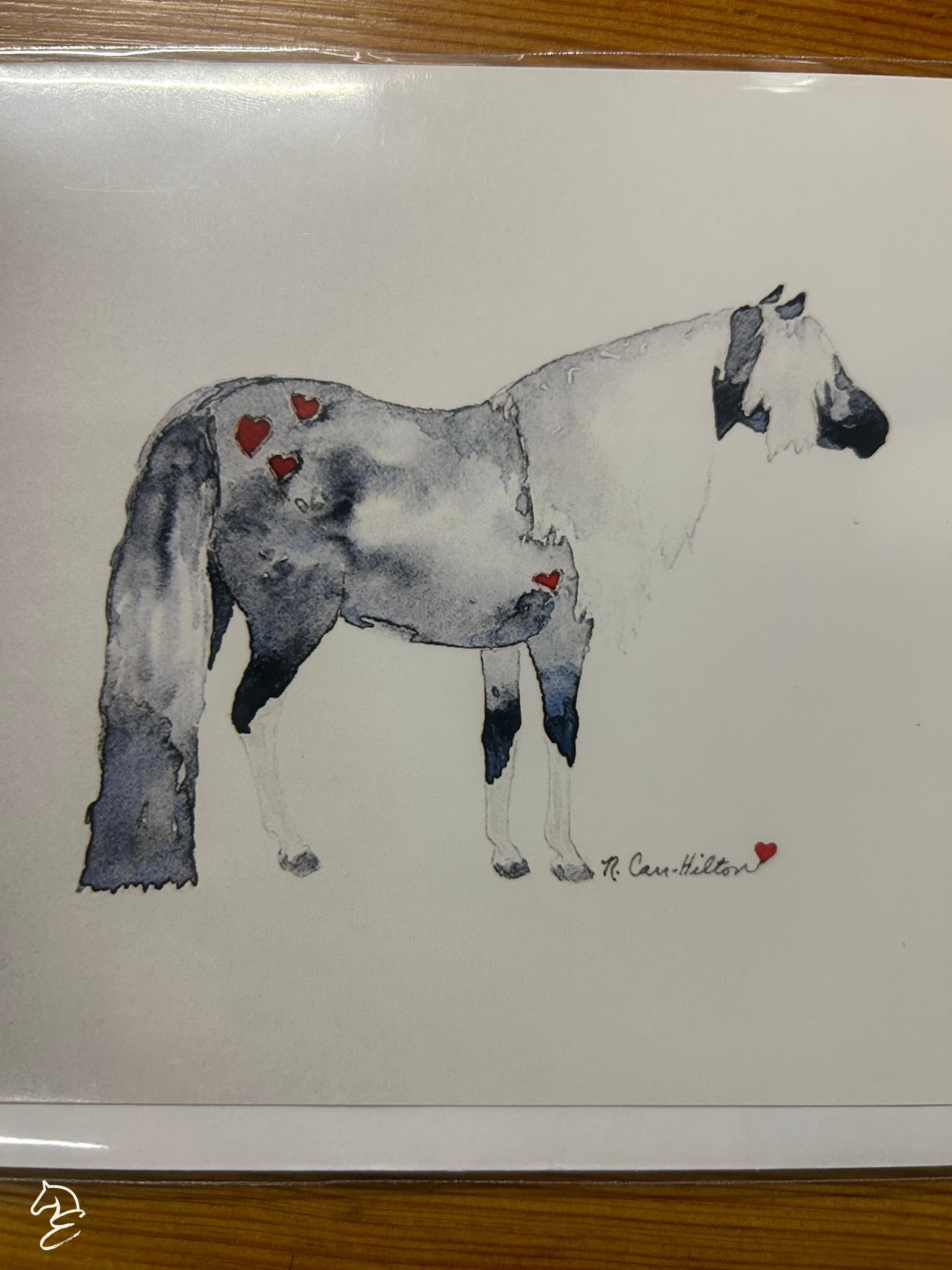 Watercolor Greeting Cards-Greeting Cards-Nancy Carr Hilton-Evolution Equestrian Co.