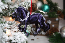 Load image into Gallery viewer, Classy Equine Friesian Horse Christmas Ornament
