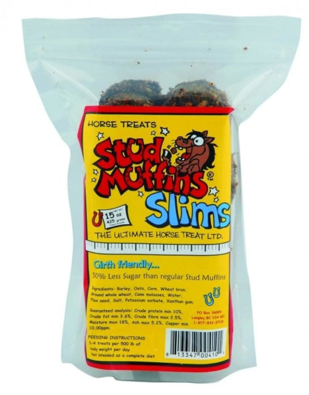 Stud Muffins SLIMS Horse Treats 15oz Bag