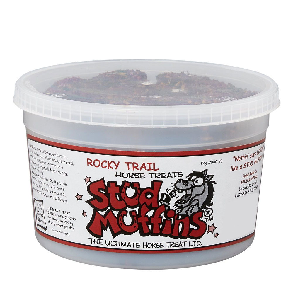 Stud Muffins Horse Treats Rocky Trail 20oz Bucket